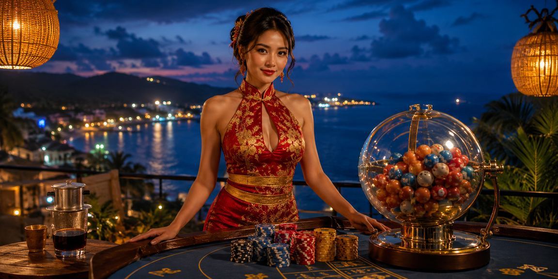Người chơi cá cược xổ số trên điện thoại tại Phú Quốc